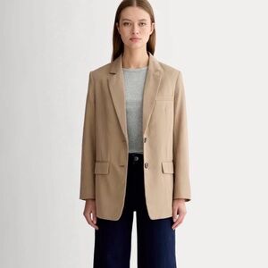 Everlane Oversized Tan Blazer